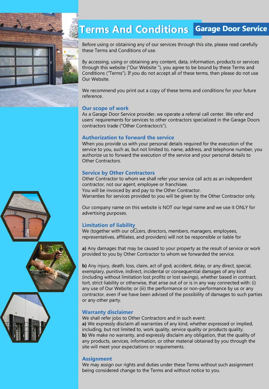 Capitol Garage Doors Wheaton, IL 630-475-9116 - terms4